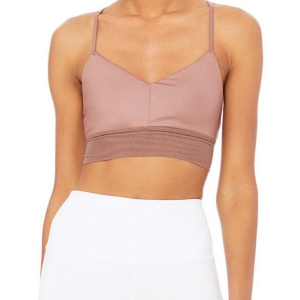ALO Yoga Lush Mauve Sports Bra / Bralette